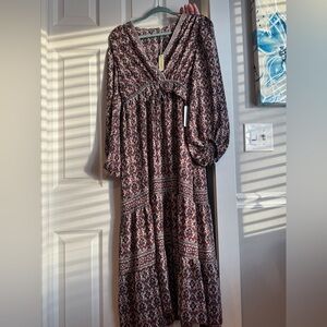 Max Studio floral maxi dress